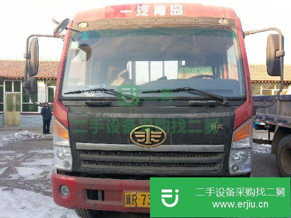 河北出售二手青島解放140馬力前二后四載貨車