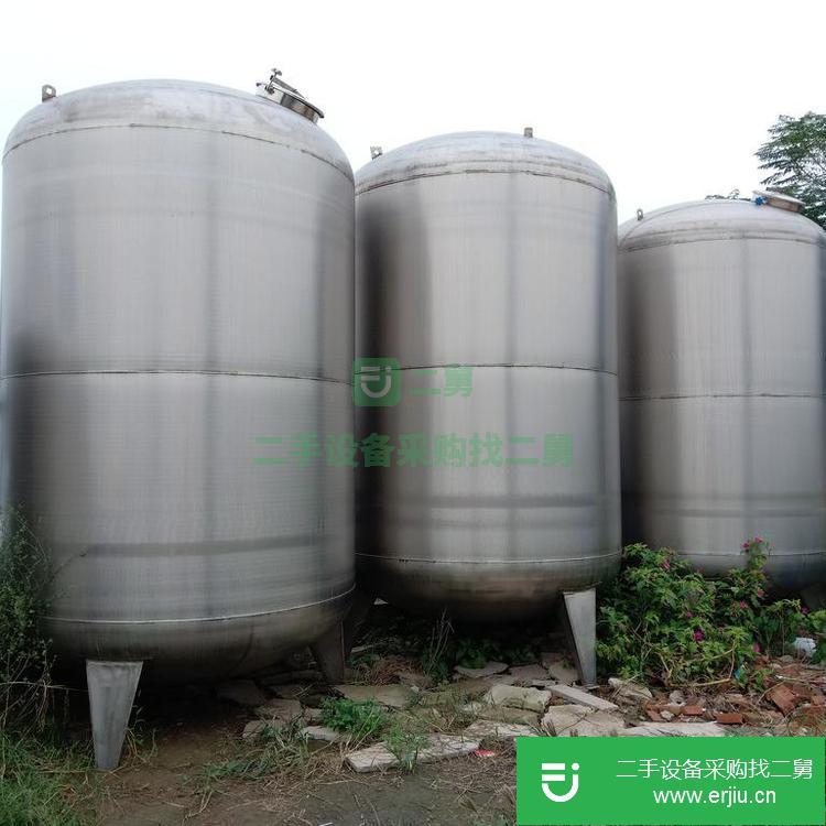 山東出售二手立式不銹鋼儲罐