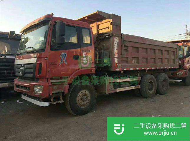 山東出售二手福田歐曼自卸車