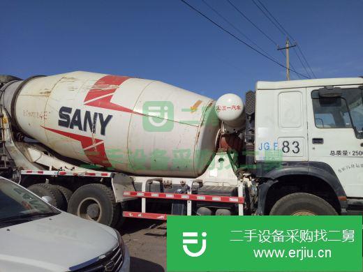 山東出售二手豪沃混凝土攪拌車
