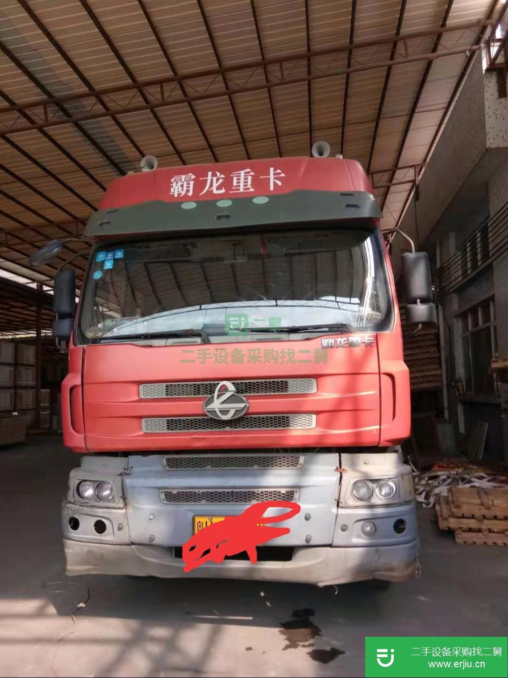 廣東出售二手霸龍重卡前四后八高欄貨車