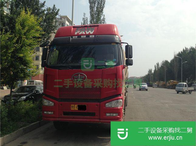 黑龍江出售二手一汽解放J6水泥罐車