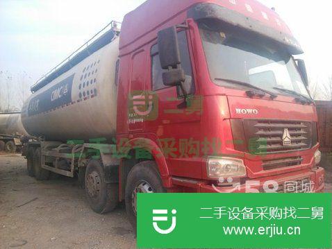 黑龍江出售二手東風前四后八水泥罐車
