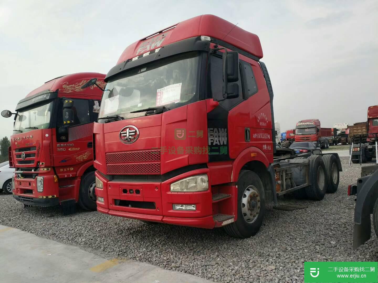 山東出售二手解放J6牽引車  手續(xù)齊全