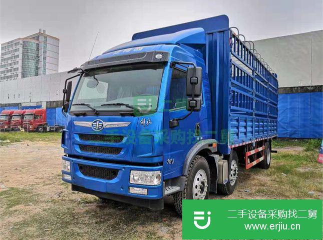 廣東出售二手青島解放箱式貨車