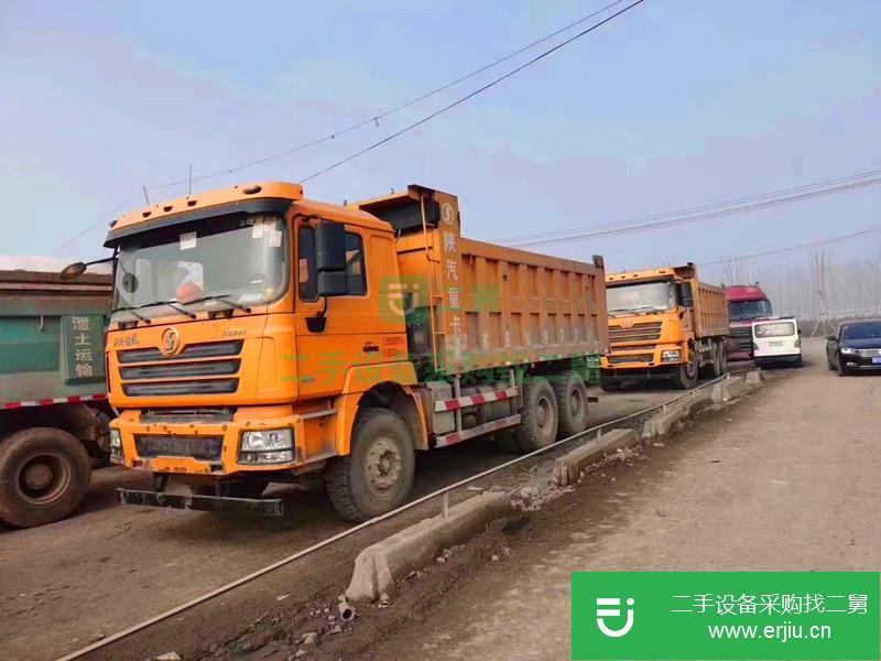 青海出售二手國五排放陜汽德龍M3000后八輪自卸車