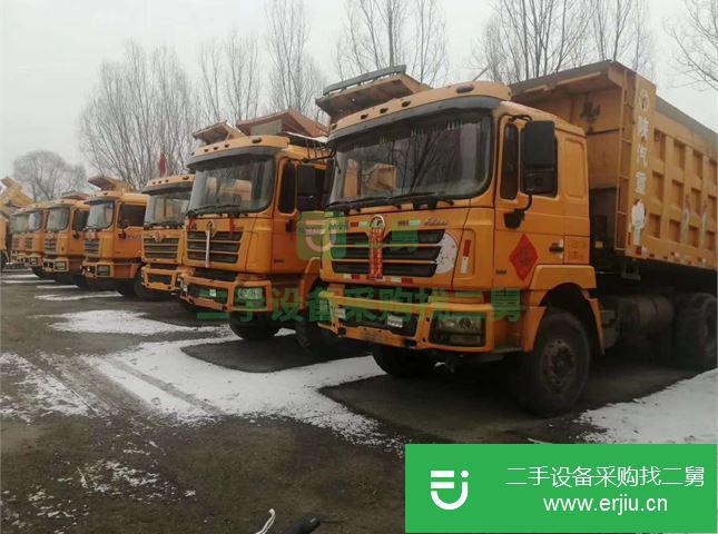 山西出售二手陜汽重卡德龍F3000，345馬力自卸車