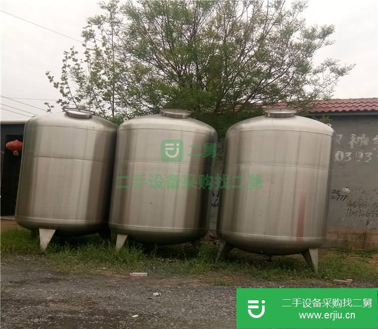 山東出售二手不銹鋼儲罐