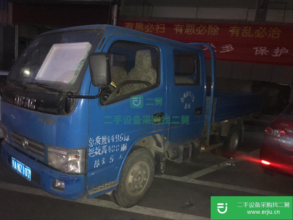 浙江出售二手東風多利卡雙排小貨車