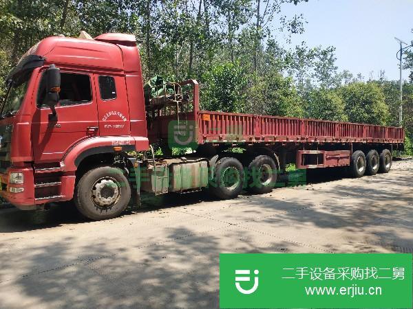 江蘇出售二手重汽豪瀚半掛車