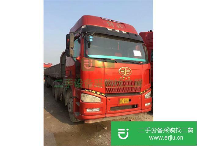 廣東出售二手一汽解放半掛車