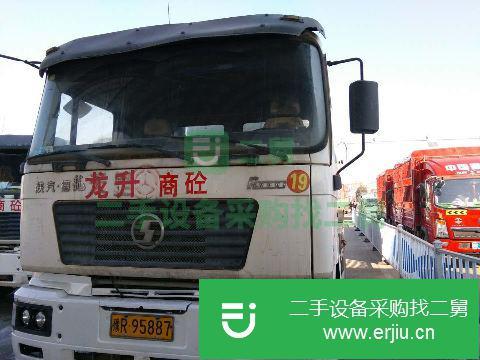 河南出售二手陜汽重卡德龍攪拌車