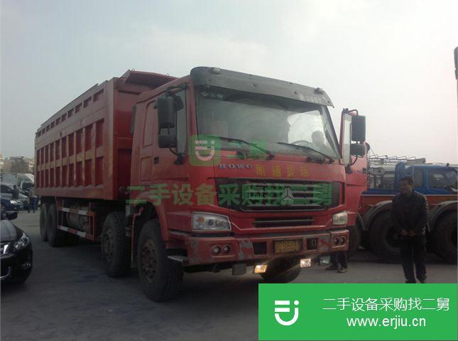 江蘇出售二手中國(guó)重汽豪沃自卸車  336馬力