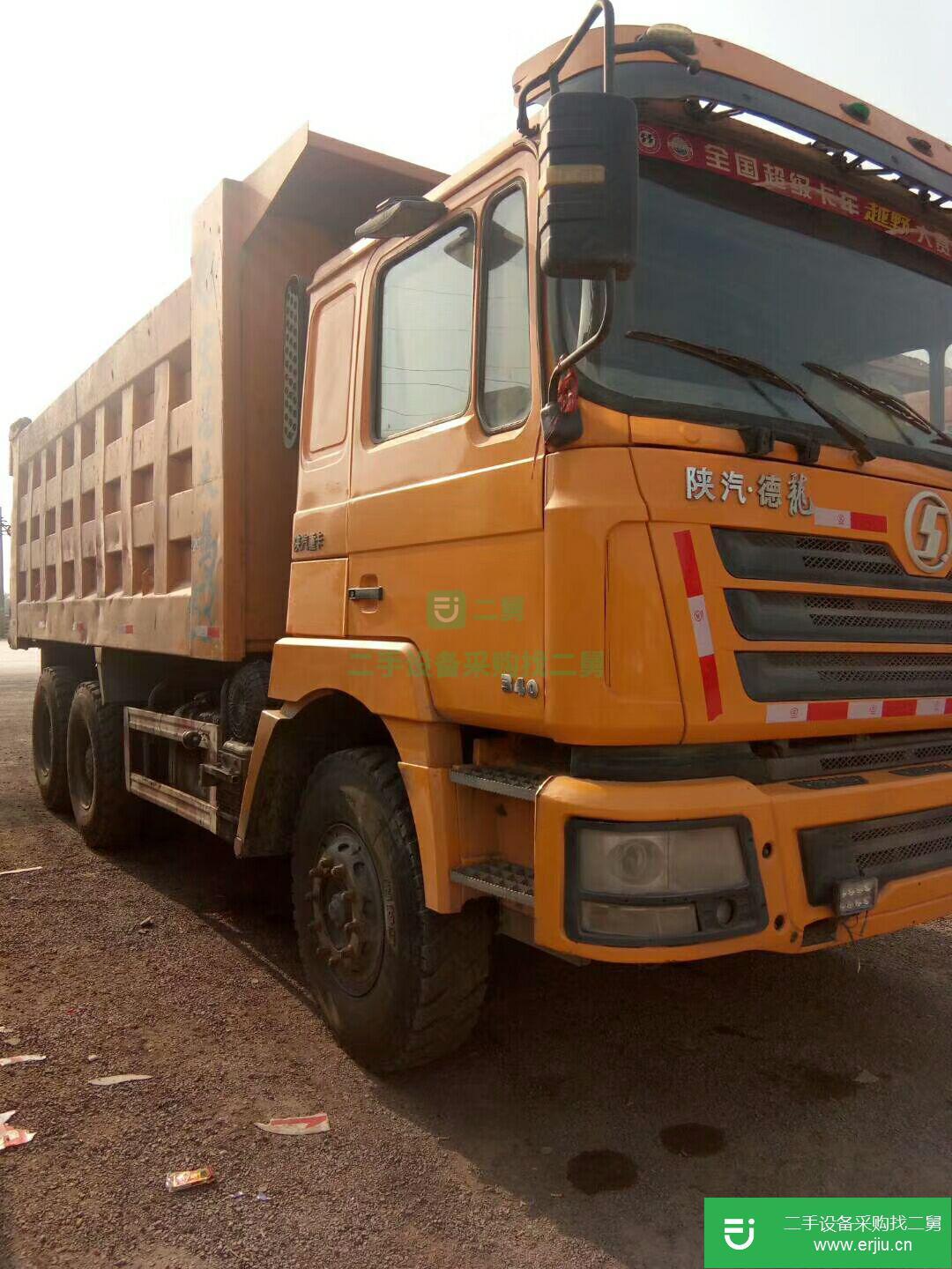 山西出售二手陜汽德龍后八輪自卸車