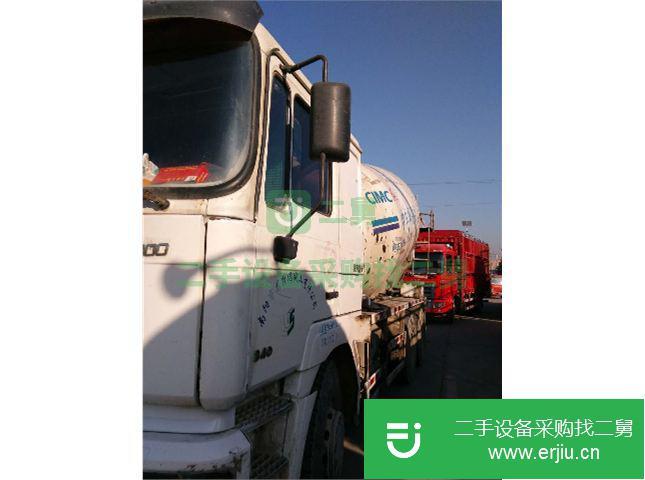 河南出售二手陜汽重卡德龍攪拌車