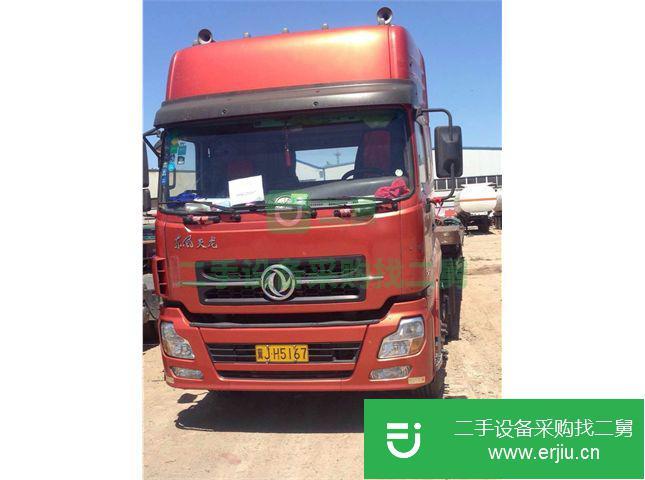 河北出售二手東風天龍平板運輸車