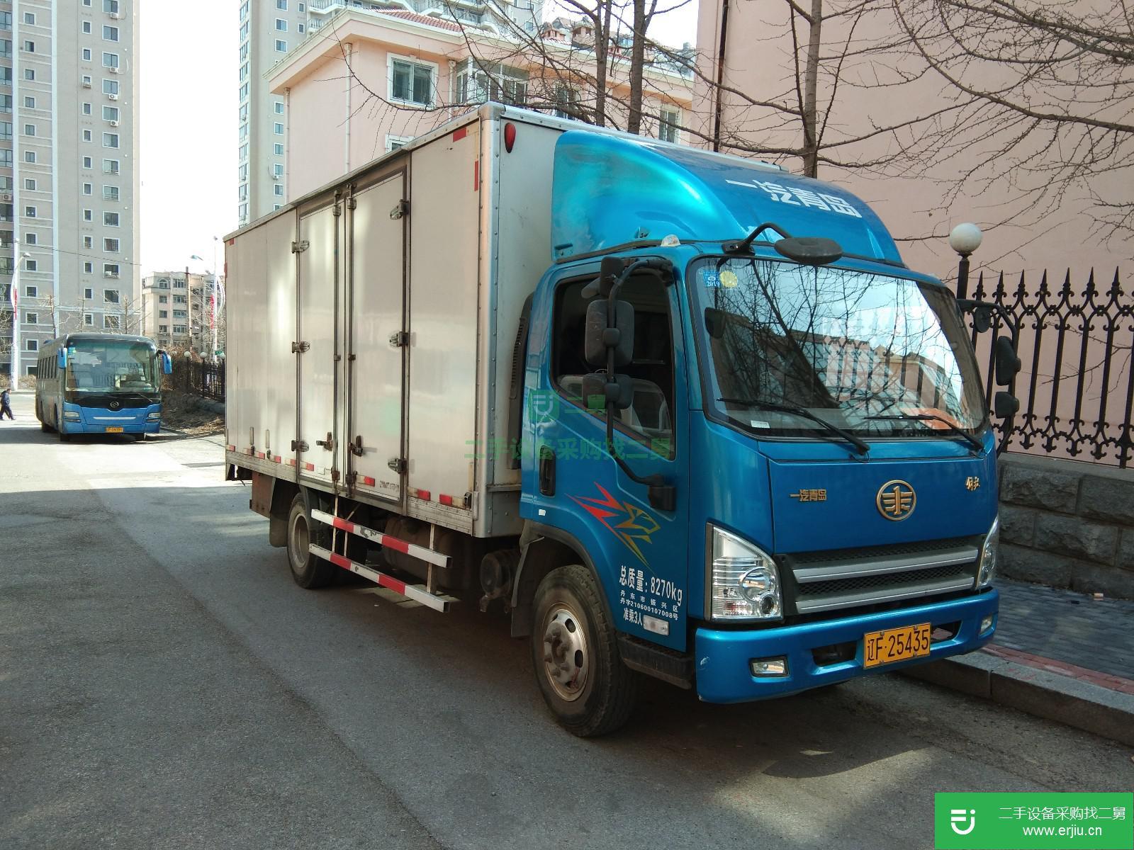 遼寧出售二手解放箱式貨車