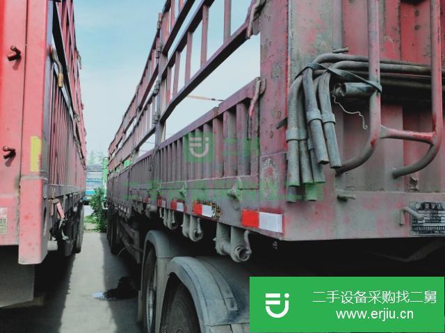 江蘇出售二手十三米高欄半掛車