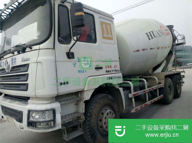 山東出售二手陜汽重卡攪拌車