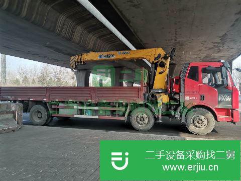 河北出售二手一汽解放隨車吊