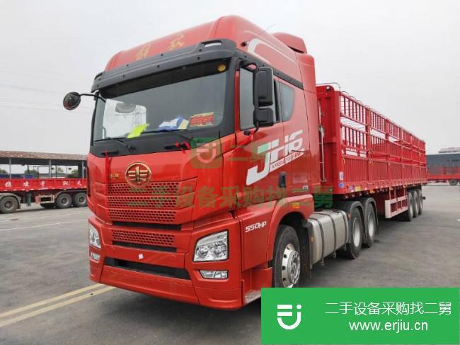 江西出售二手青島解放半掛車