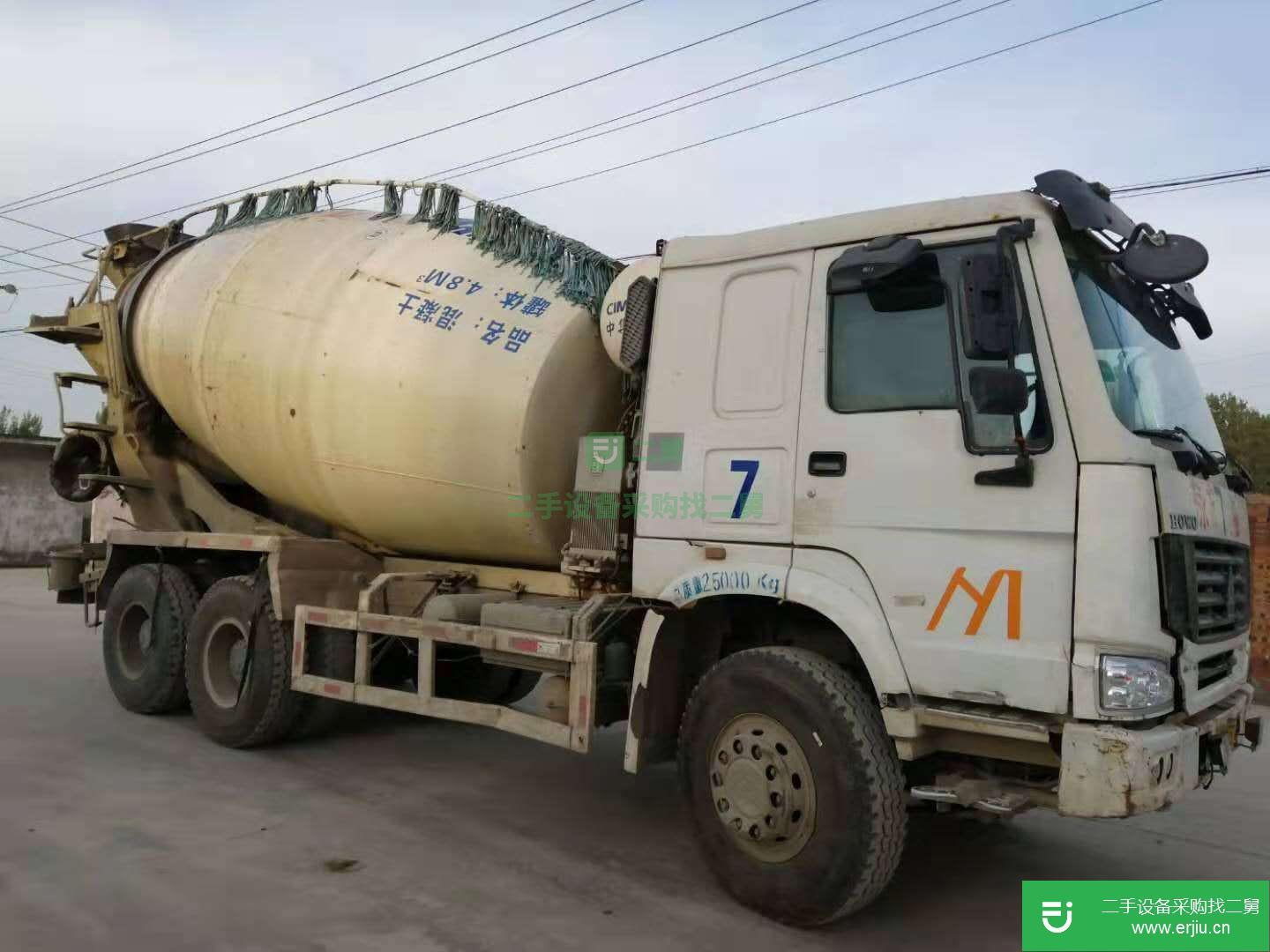 河南出售二手中國重汽混凝土攪拌車