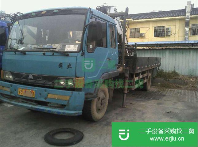 廣東出售二手一汽解放隨車吊