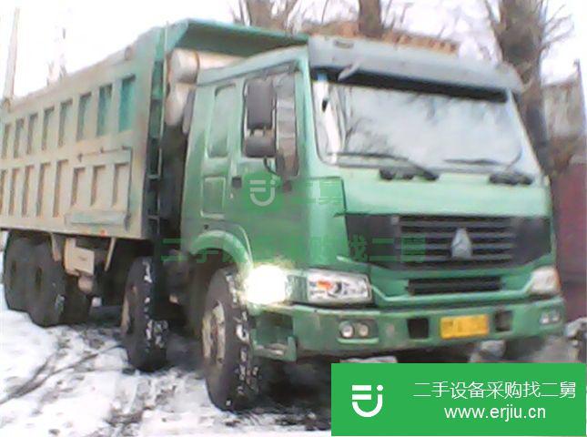 黑龍江出售二手中國重汽豪沃自卸車   336馬力