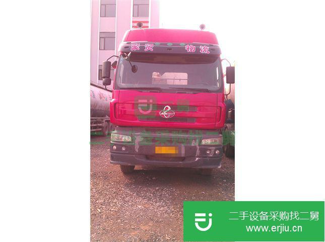 遼寧出售二手東風柳汽水泥粉灌半掛車
