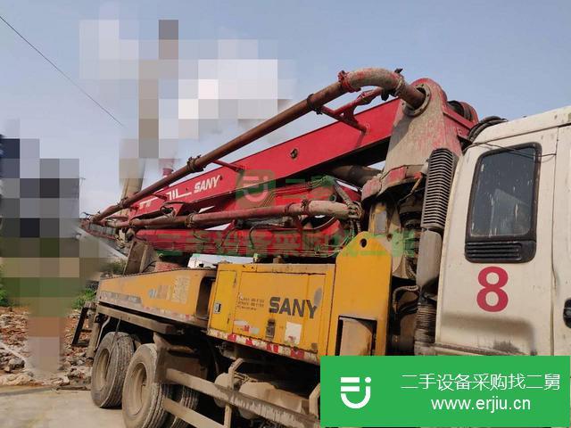 廣西出售二手三一37米泵車