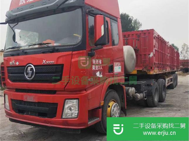 山東出售二手陜汽重卡德龍X3000，400馬力牽引車