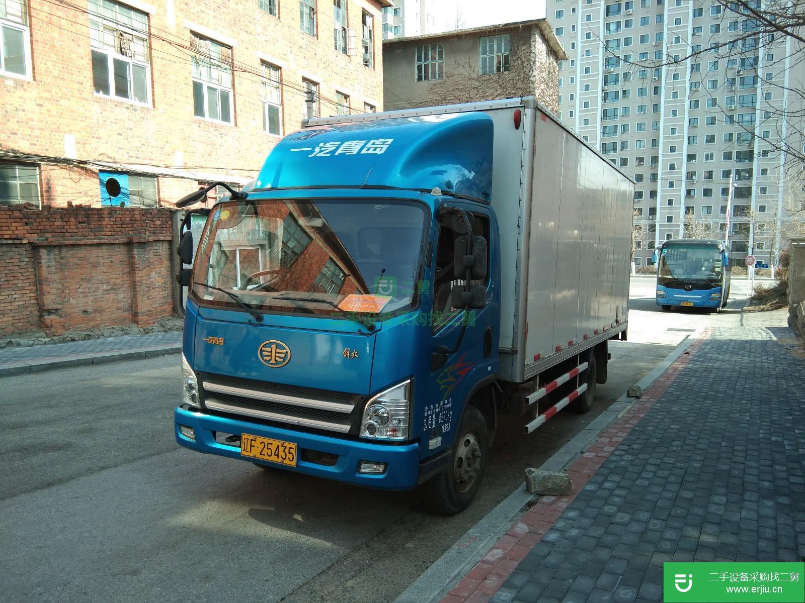 遼寧出售二手解放箱式貨車