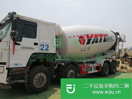 山東出售二手中國(guó)重汽混凝土攪拌車