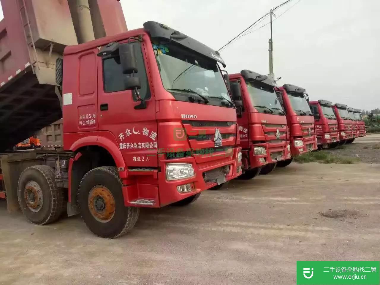 山東出售二手德龍后八輪自卸車