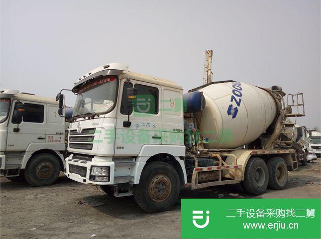 山東出售二手陜汽重卡混凝土攪拌車