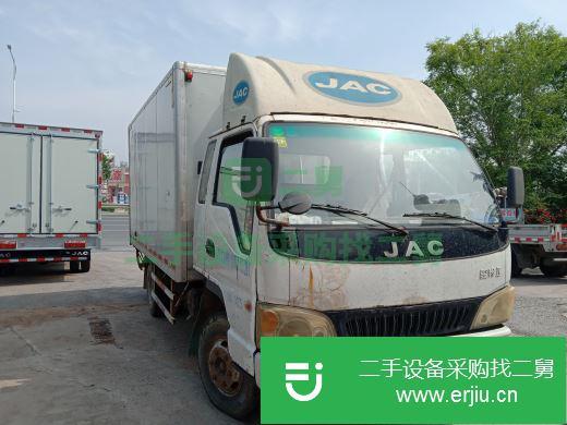 山東出售二手江淮駿鈴輕卡廂式貨車