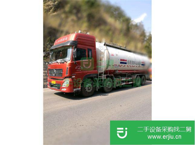 云南出售二手東風(fēng)天龍粉粒物料運(yùn)輸車
