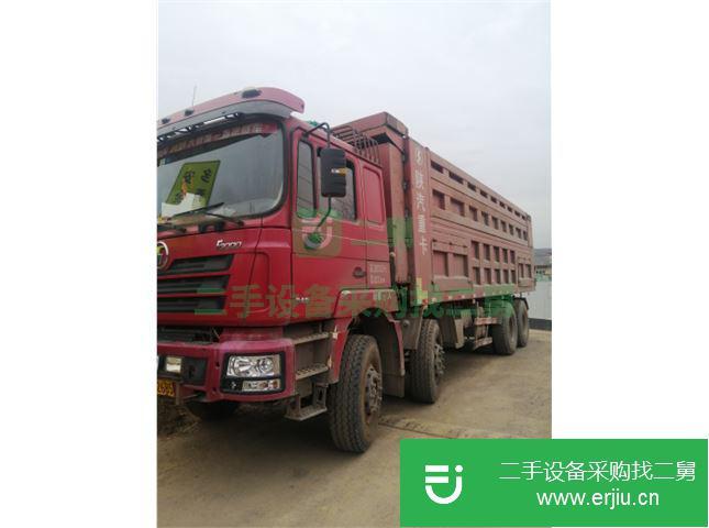 陜西出售二手陜汽重卡德龍自卸車  340馬力