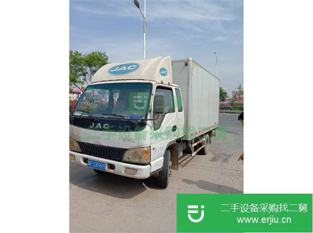 山東出售二手江淮駿鈴輕卡廂式貨車