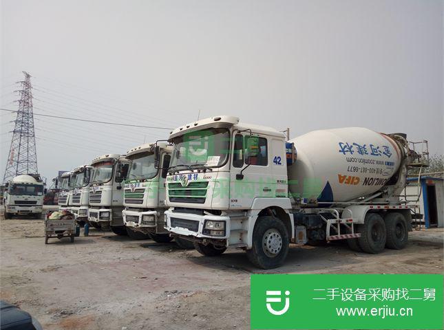 山東出售二手陜汽重卡混凝土攪拌車
