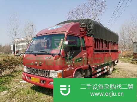 河南出售二手江淮威鈴前二后四倉柵載貨車