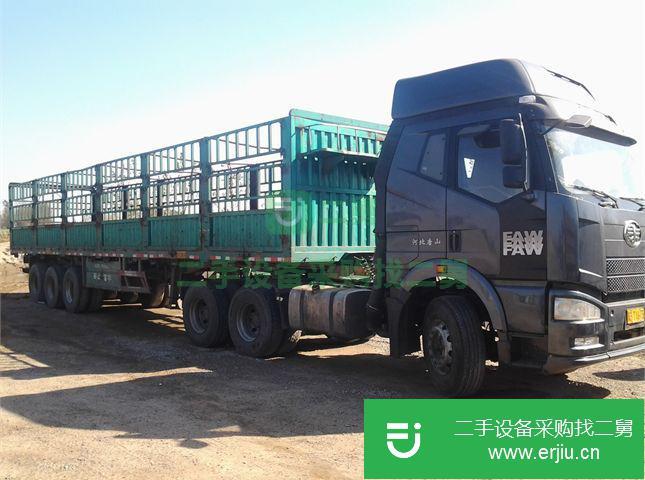 河北出售二手一汽解放牽引車  350馬力