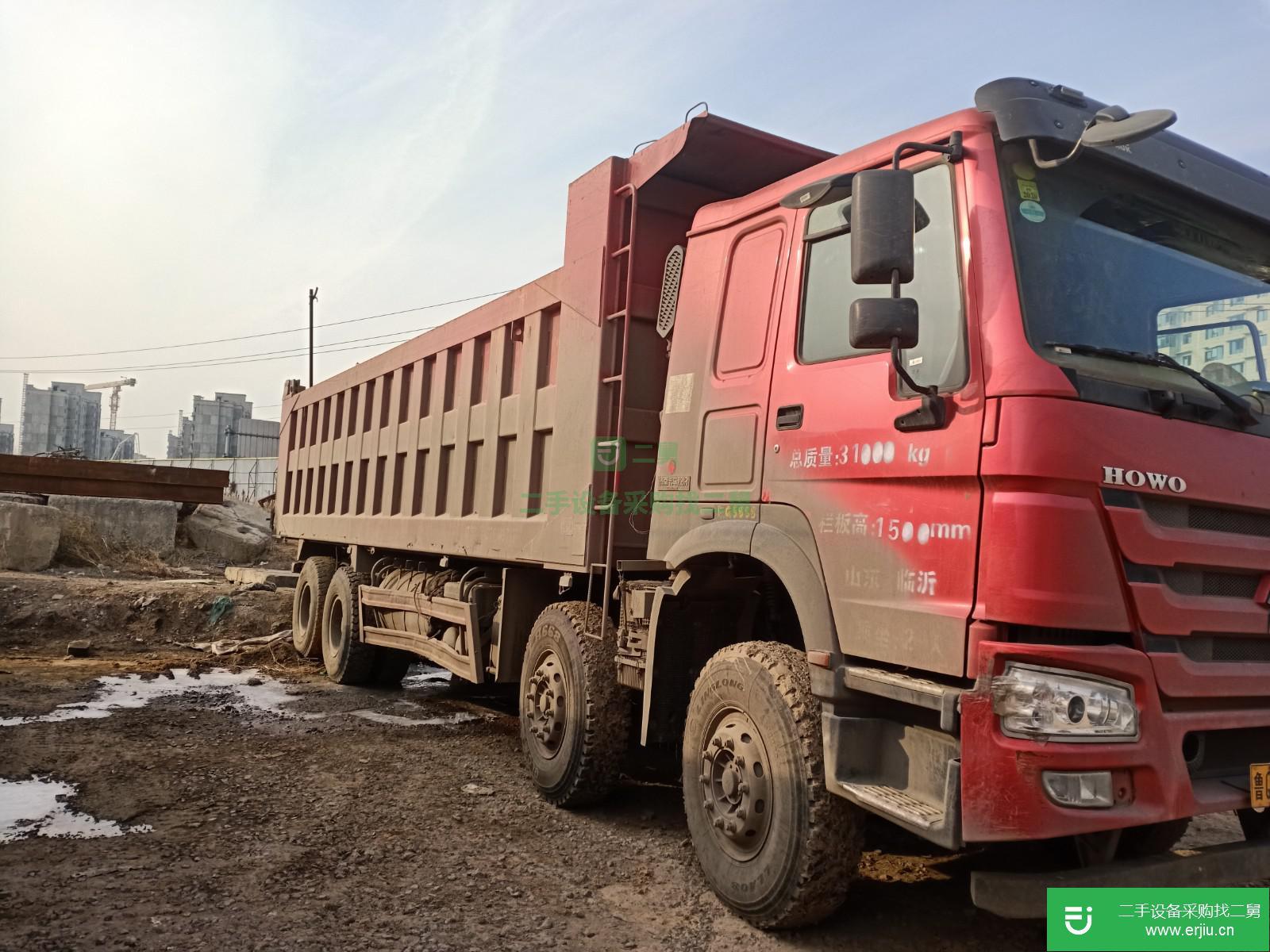 山東出售二手豪沃前四后八自卸車(chē)