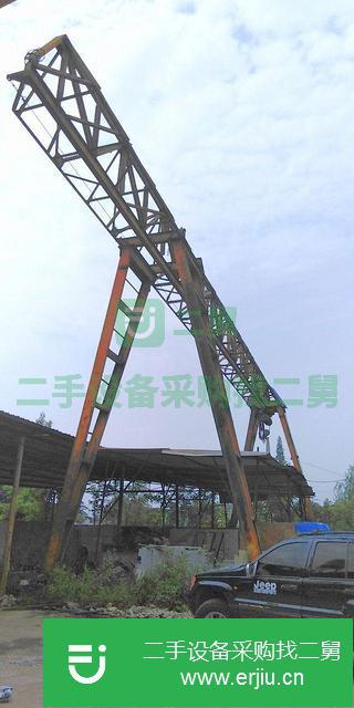 四川成都低價處理出售二手龍門吊  10噸跨度20+6.