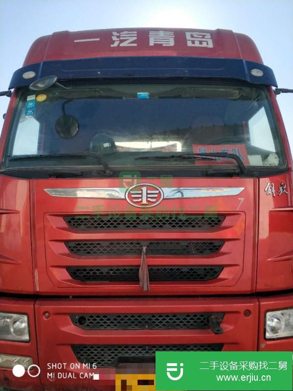 山西出售二手青島天V半掛車
