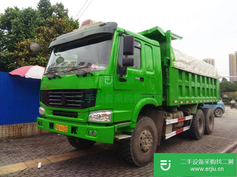 湖北出售二手豪沃后八輪自卸車前四后八自卸車