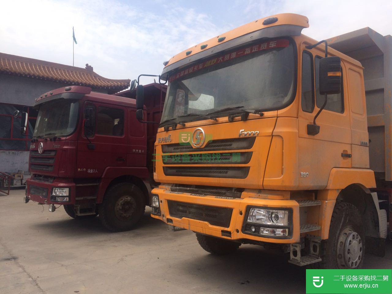 山西出售二手陜汽德龍后八輪自卸車