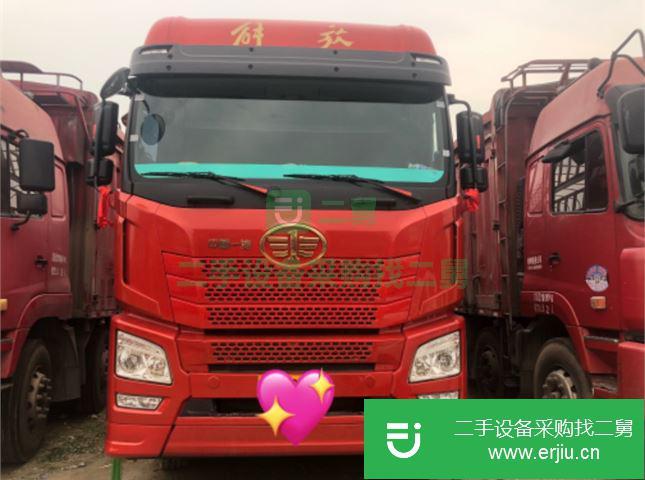江西出售二手青島解放JH6前四后八高欄貨車