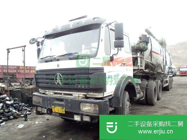 甘肅出售二手北奔重卡水泥罐車