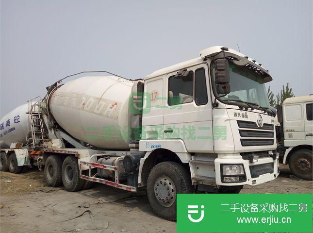 山東出售二手陜汽重卡混凝土攪拌車